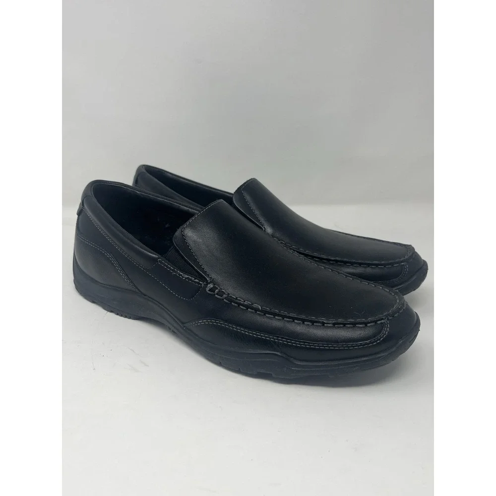 Cole Haan Hughes Grand OS Venetian black leather men's  loafer Sz 10.5 C20243